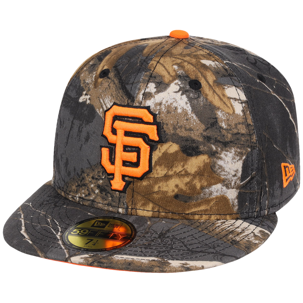 San Francisco Giants MLB Black Realtree Flame 2.0 New Era 59FIFTY