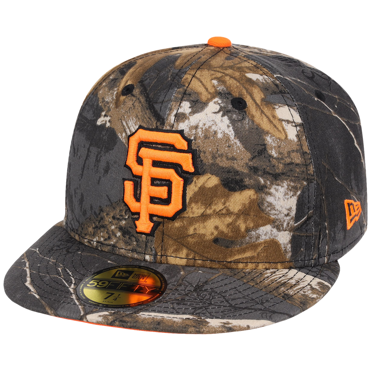 San Francisco Giants MLB Black Realtree Flame 2.0 New Era 59FIFTY