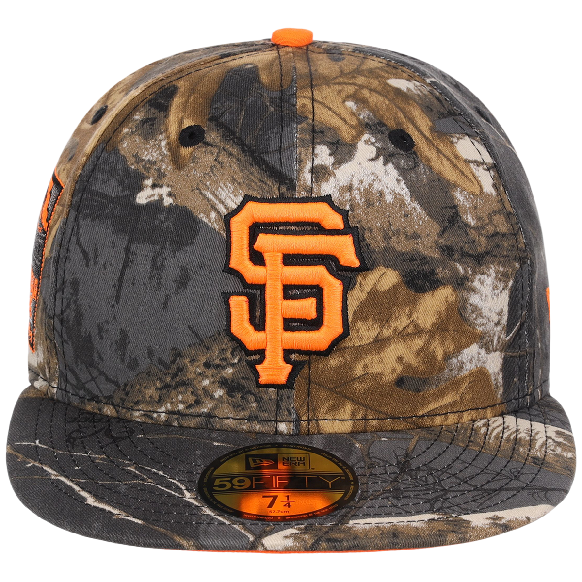 San Francisco Giants MLB Black Realtree Flame 2.0 New Era 59FIFTY