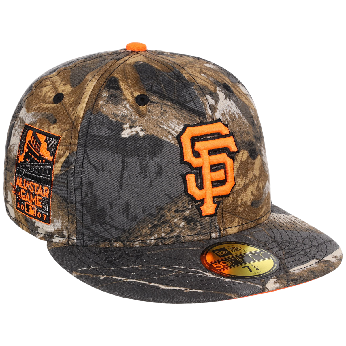 San Francisco Giants MLB Black Realtree Flame 2.0 New Era 59FIFTY