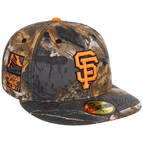 San Francisco Giants MLB Black Realtree Flame 2.0 New Era 59FIFTY