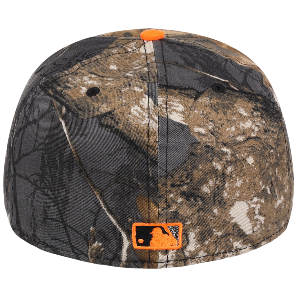 San Francisco Giants MLB Black Realtree Flame 2.0 New Era 59FIFTY