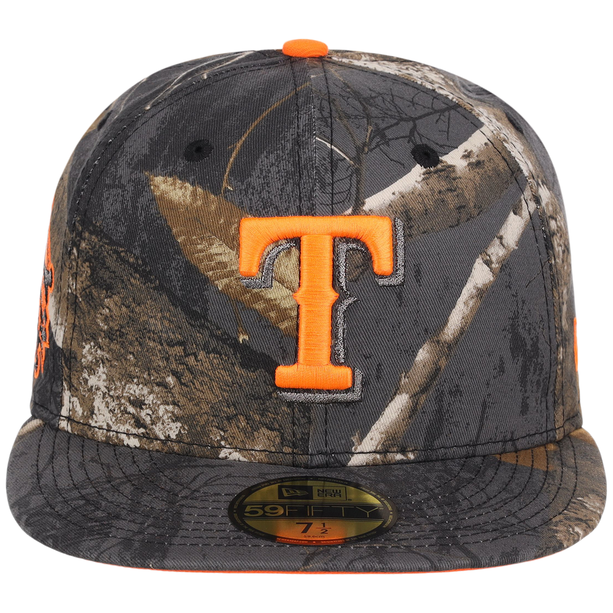 Texas Rangers MLB Black Realtree Flame 2.0 New Era 59FIFTY