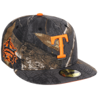 Texas Rangers MLB Black Realtree Flame 2.0 New Era 59FIFTY
