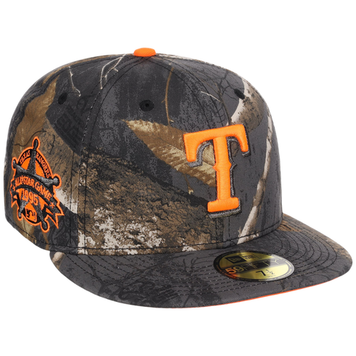 Texas Rangers MLB Black Realtree Flame 2.0 New Era 59FIFTY