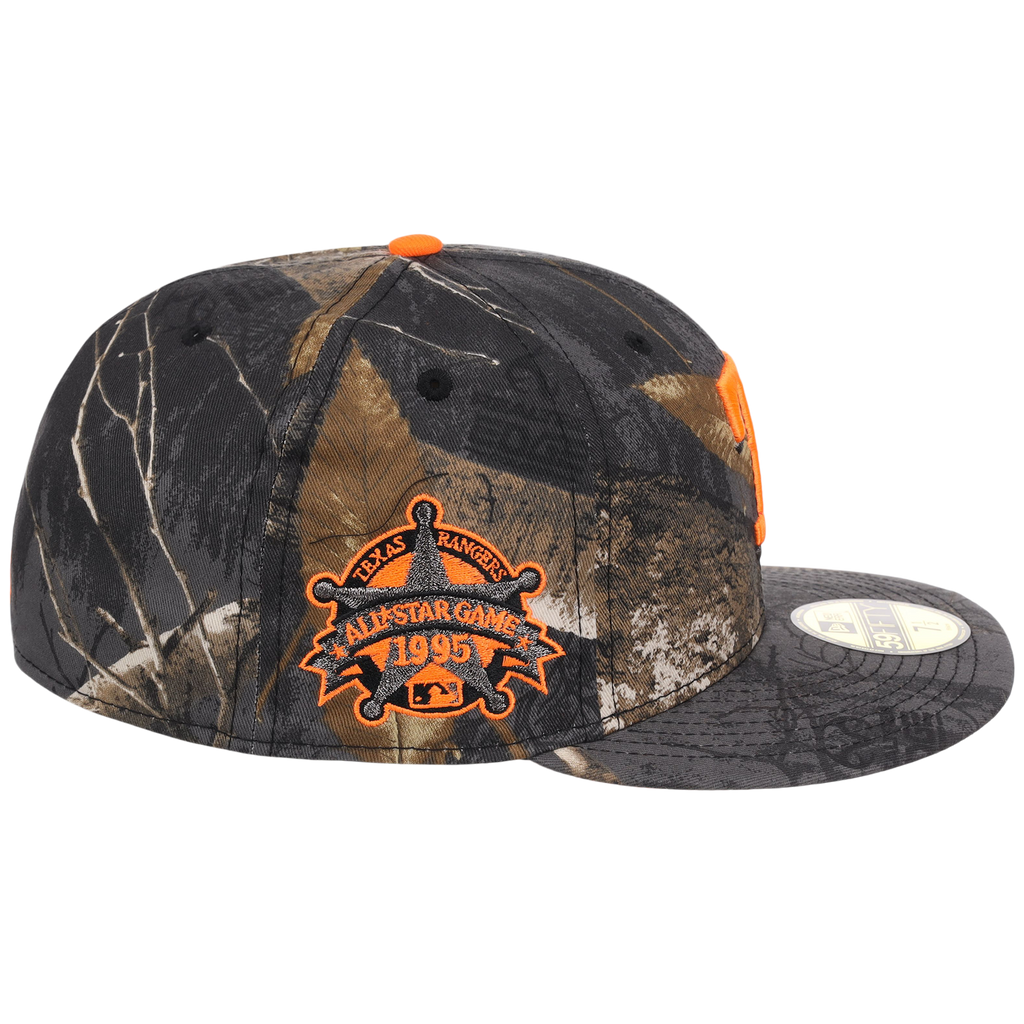 Texas Rangers MLB Black Realtree Flame 2.0 New Era 59FIFTY