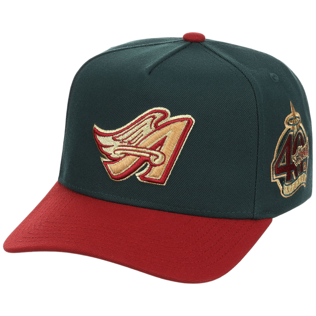Anaheim Angels MLB Gilded Grove Mitchell & Ness Pro Pinch
