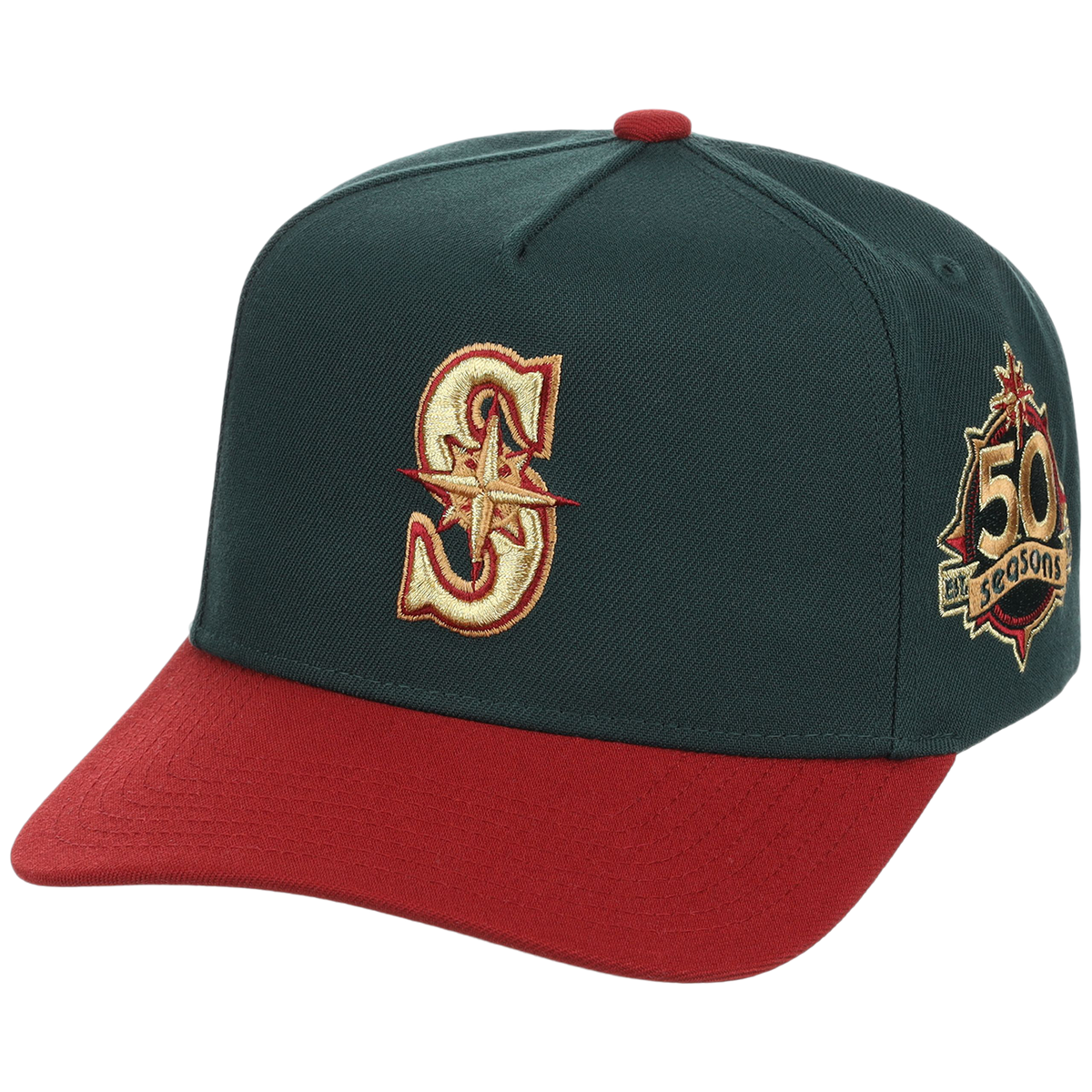 Seattle Mariners MLB Gilded Grove Mitchell & Ness Pro Pinch
