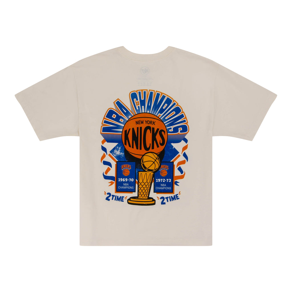 New York Knicks 2-Time Champs Off-White '47 T-Shirt
