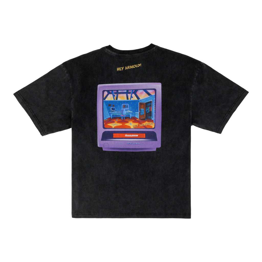 Hey Arnold Nickelodeon Orange VHS Tape T-Shirt