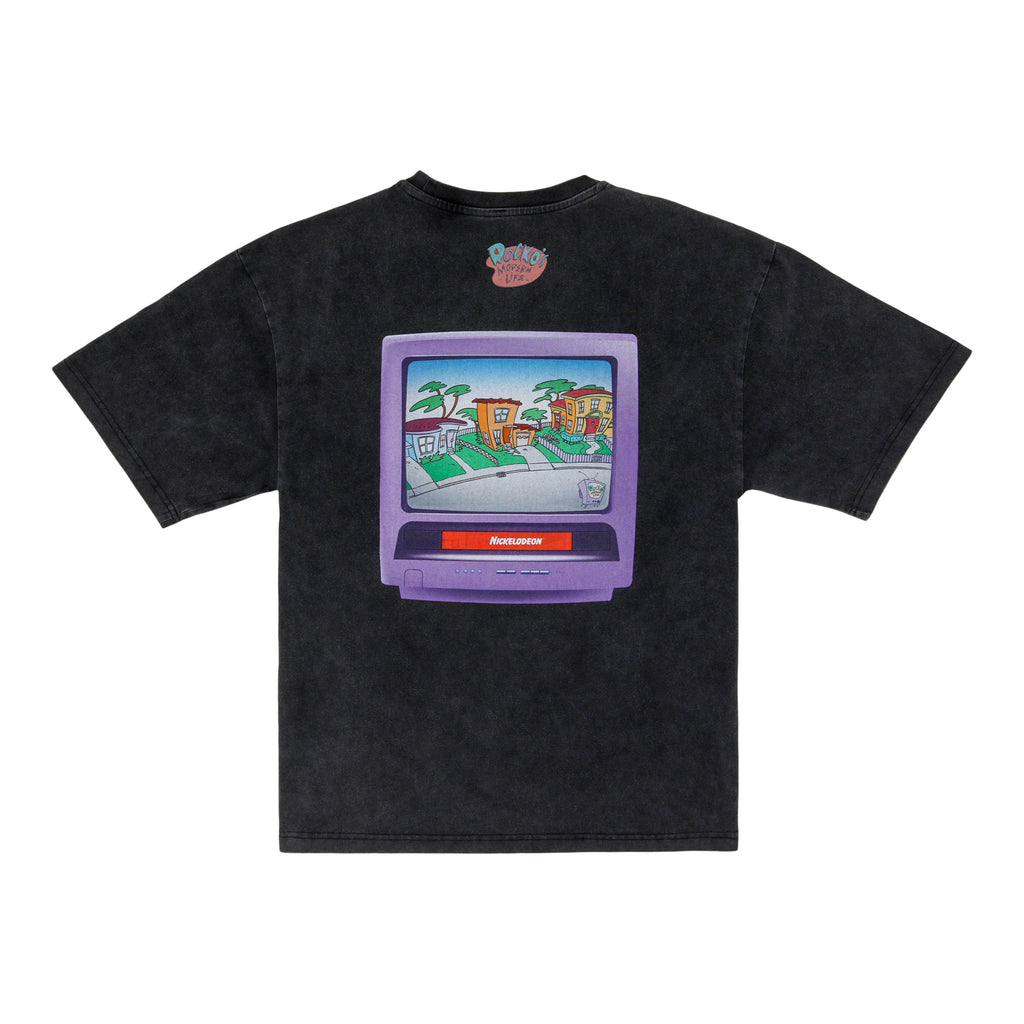 Rocko's Modern Life Nickelodeon Orange VHS Tape T-Shirt
