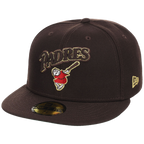 San Diego Padres San Diego Crown the City (Dark Brown/Dark Brown)New Era 59FIFTY