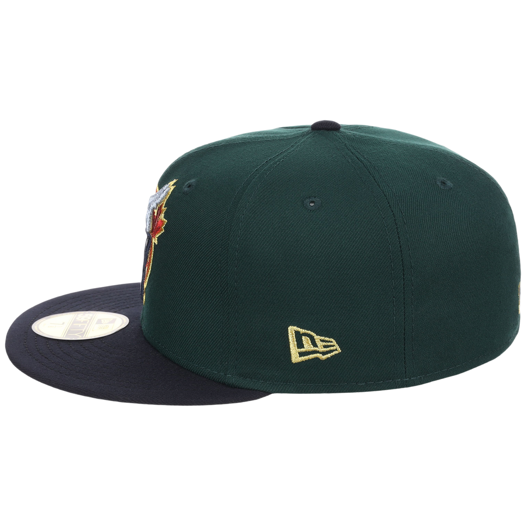 Toronto Blue Jays Toronto 50th Anniversary New Era 59FIFTY (Dark Green/Navy)