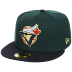 Toronto Blue Jays Toronto 50th Anniversary New Era 59FIFTY (Dark Green/Navy)