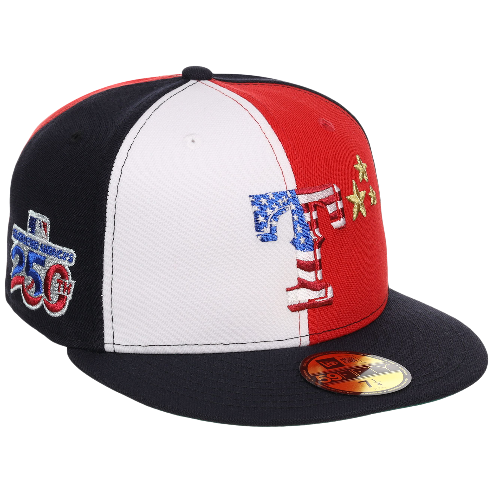 Texas Rangers MLB USA Semiquincentennial 250th Americana - Pinwheel New Era 59FIFTY