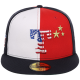 Texas Rangers MLB USA Semiquincentennial 250th Americana - Pinwheel New Era 59FIFTY