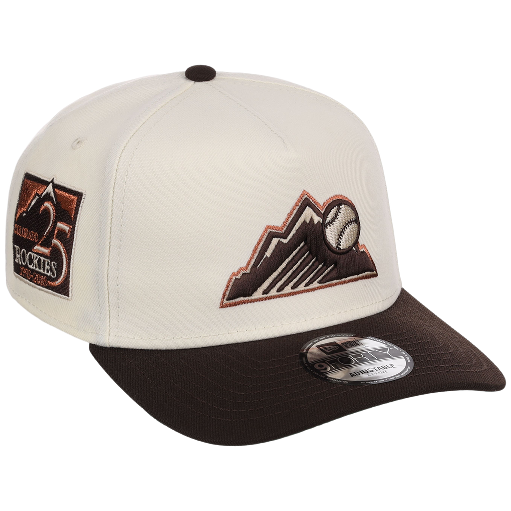 Colorado Rockies MLB Walnut Reserve New Era 9FORTY A-Frame