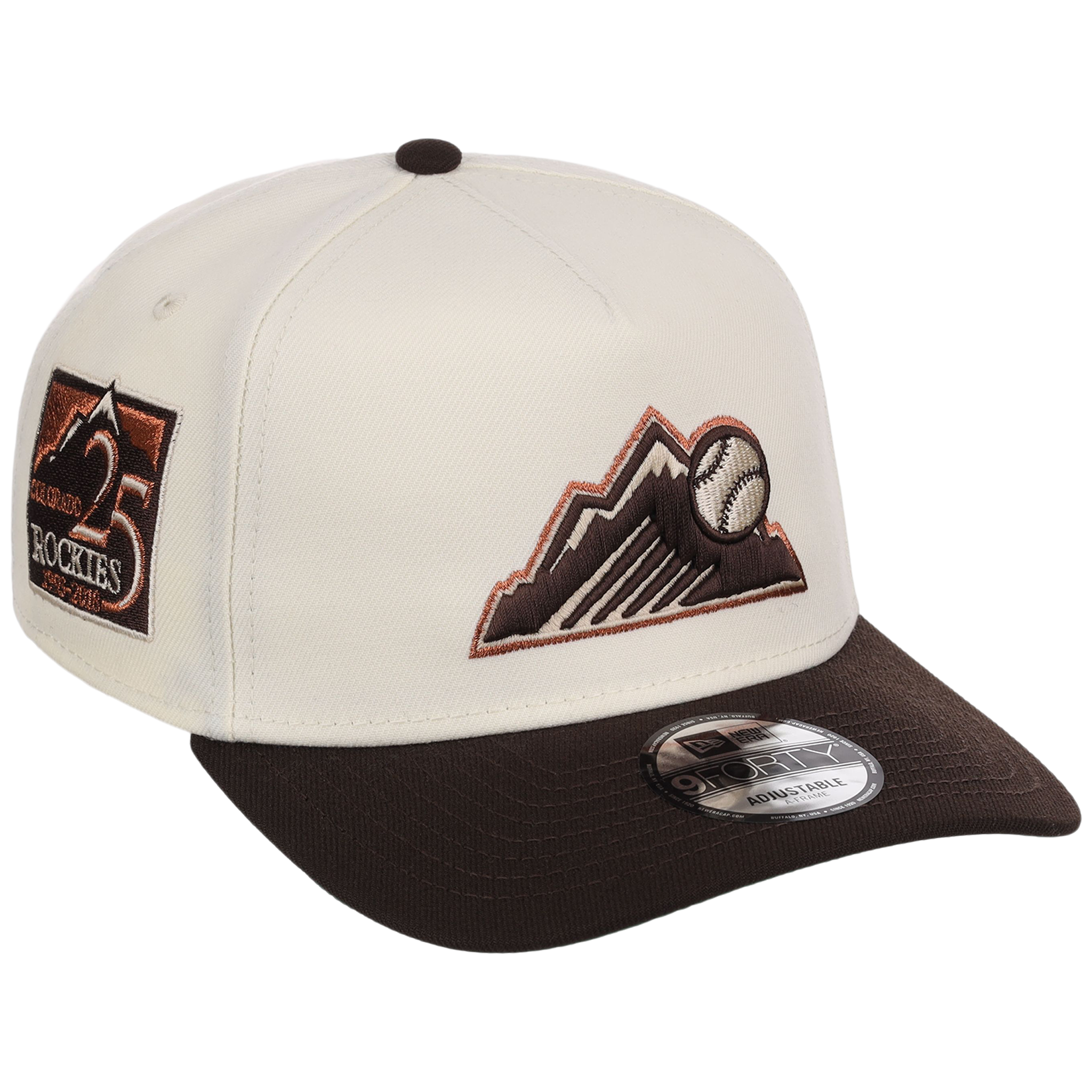 Colorado Rockies MLB Walnut Reserve New Era 9FORTY A-Frame