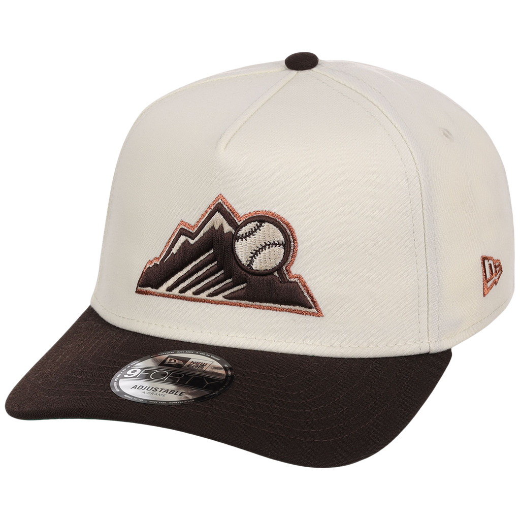 Colorado Rockies MLB Walnut Reserve New Era 9FORTY A-Frame