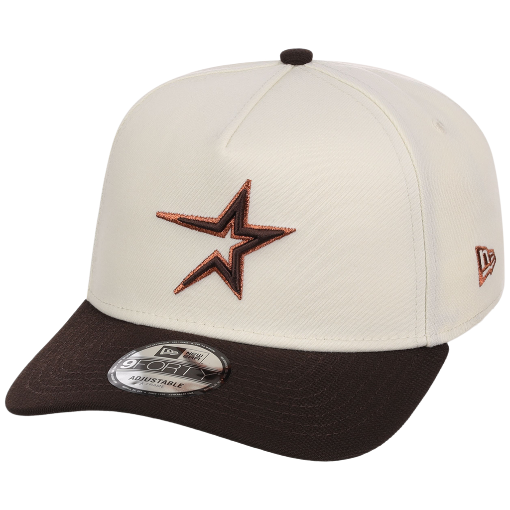 Houston Astros MLB Walnut Reserve New Era 9FORTY A-Frame