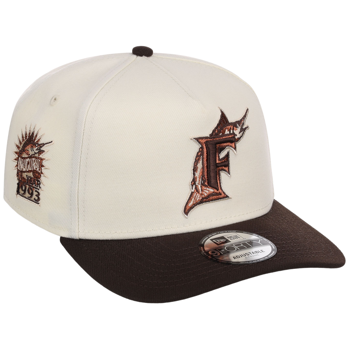 Miami Marlins MLB Walnut Reserve New Era 9FORTY A-Frame