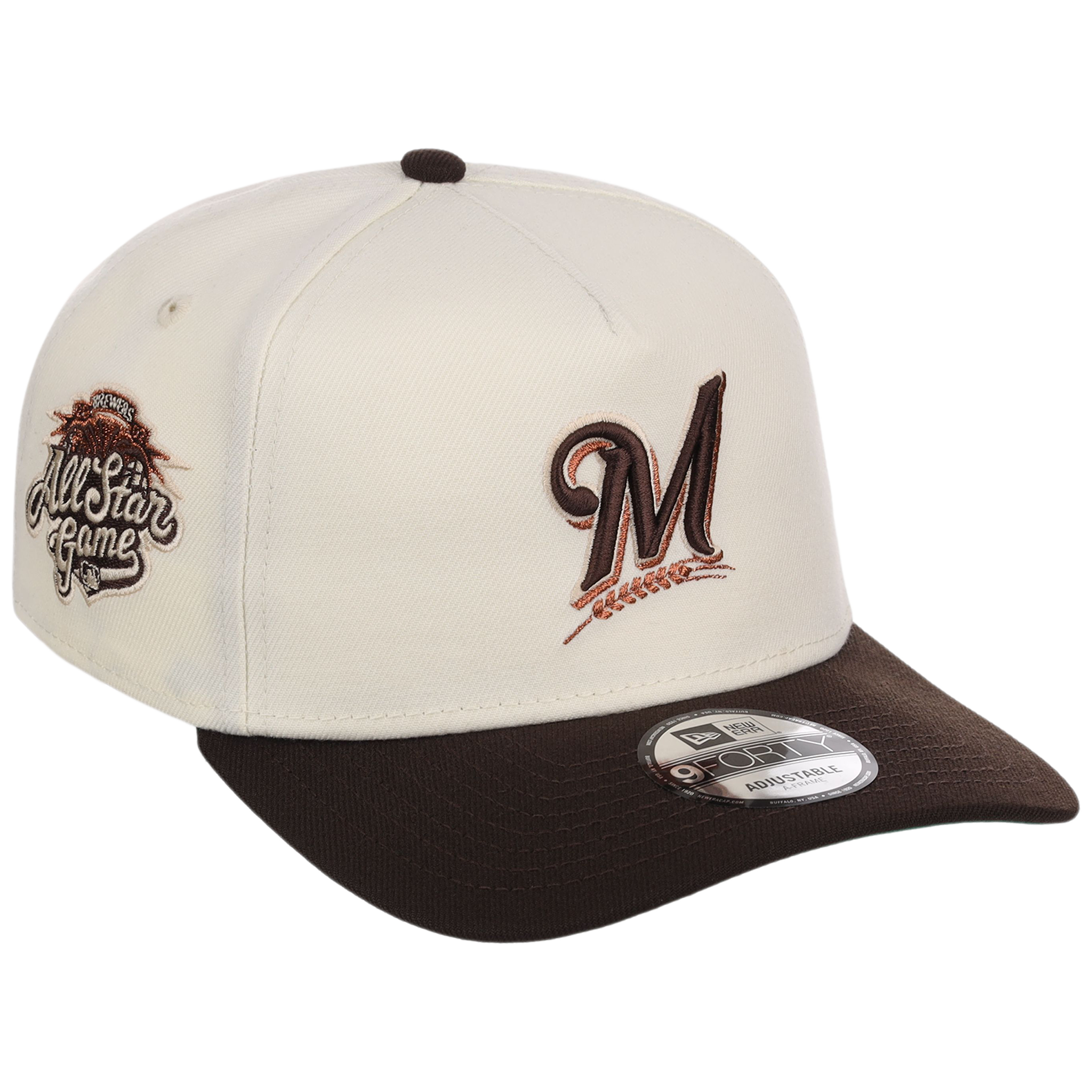 Milwaukee Brewers MLB Walnut Reserve New Era 9FORTY A-Frame