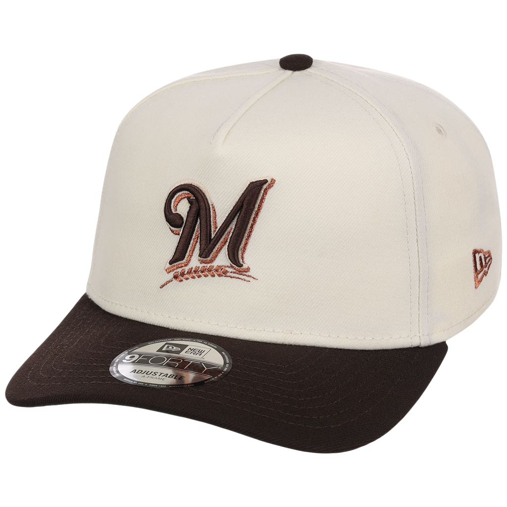 Milwaukee Brewers MLB Walnut Reserve New Era 9FORTY A-Frame