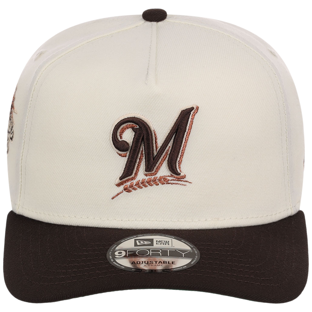 Milwaukee Brewers MLB Walnut Reserve New Era 9FORTY A-Frame