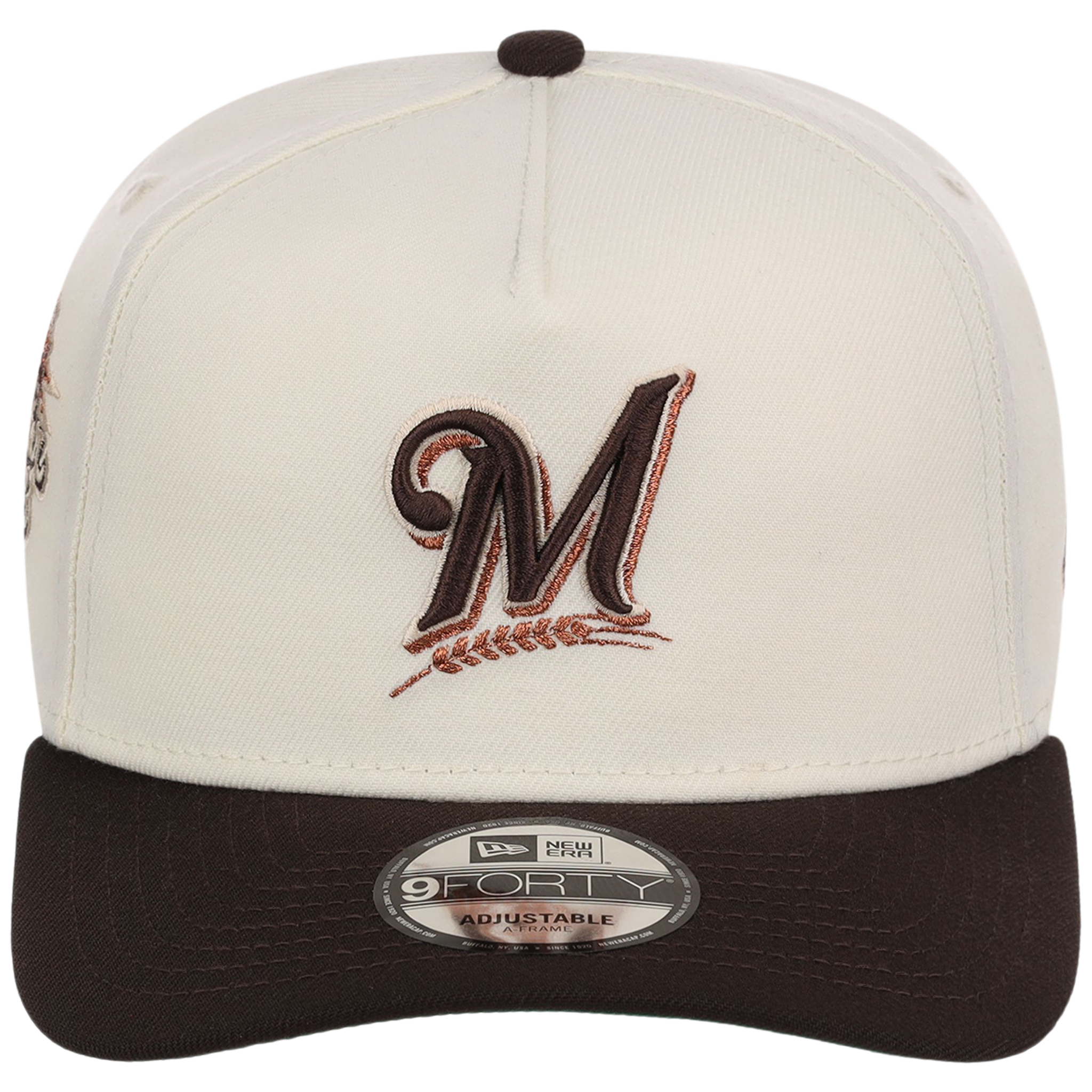 Milwaukee Brewers MLB Walnut Reserve New Era 9FORTY A-Frame