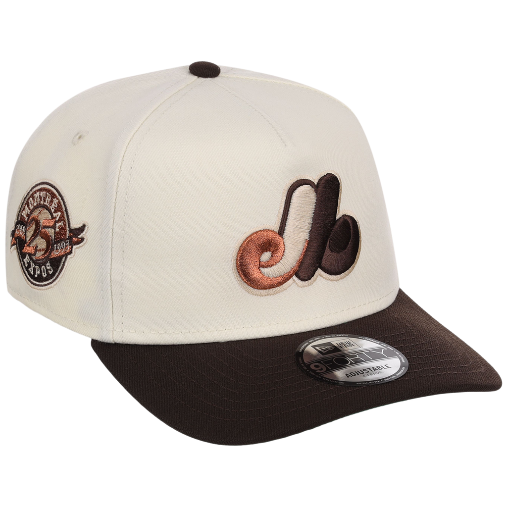 Montreal Expos MLB Walnut Reserve New Era 9FORTY A-Frame