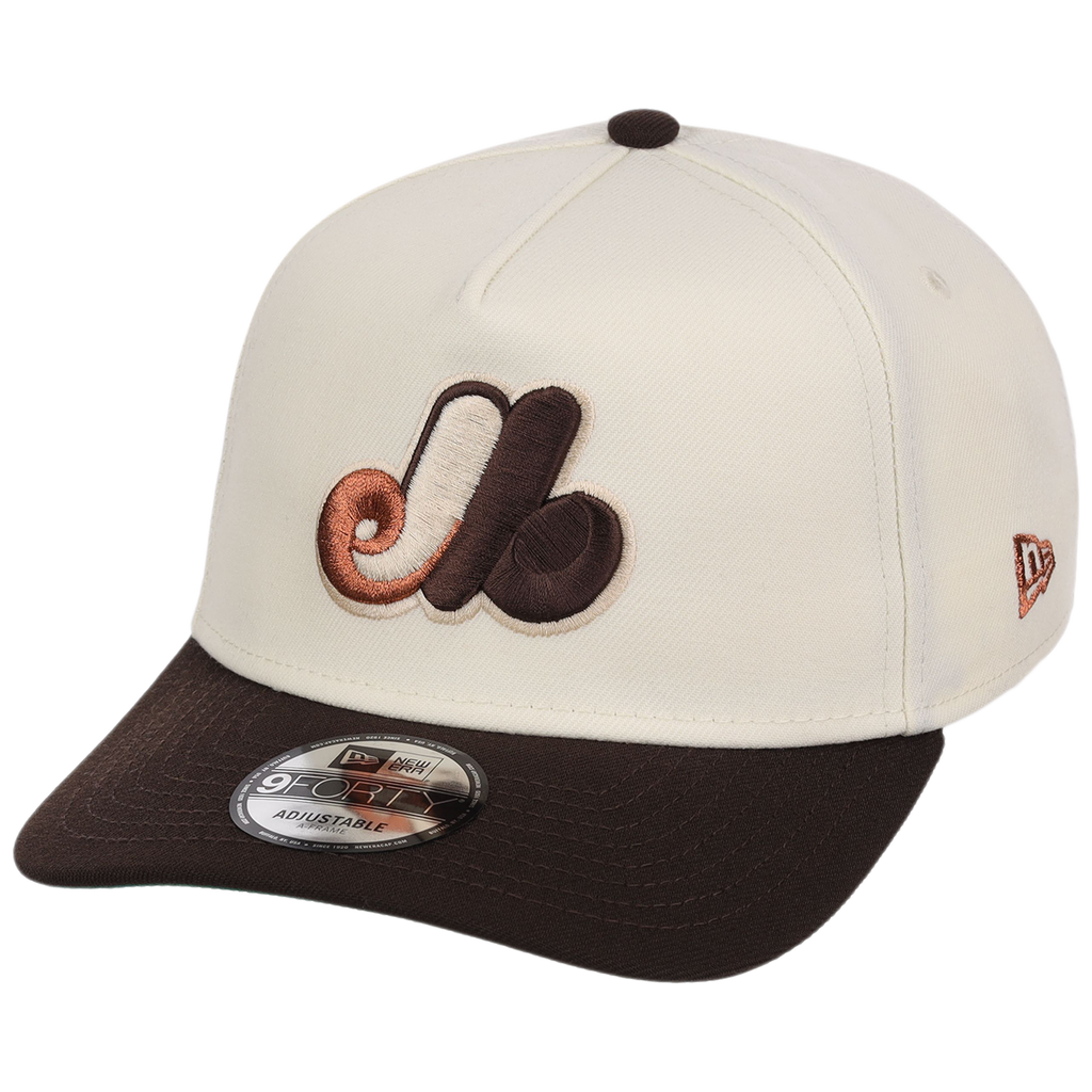 Montreal Expos MLB Walnut Reserve New Era 9FORTY A-Frame