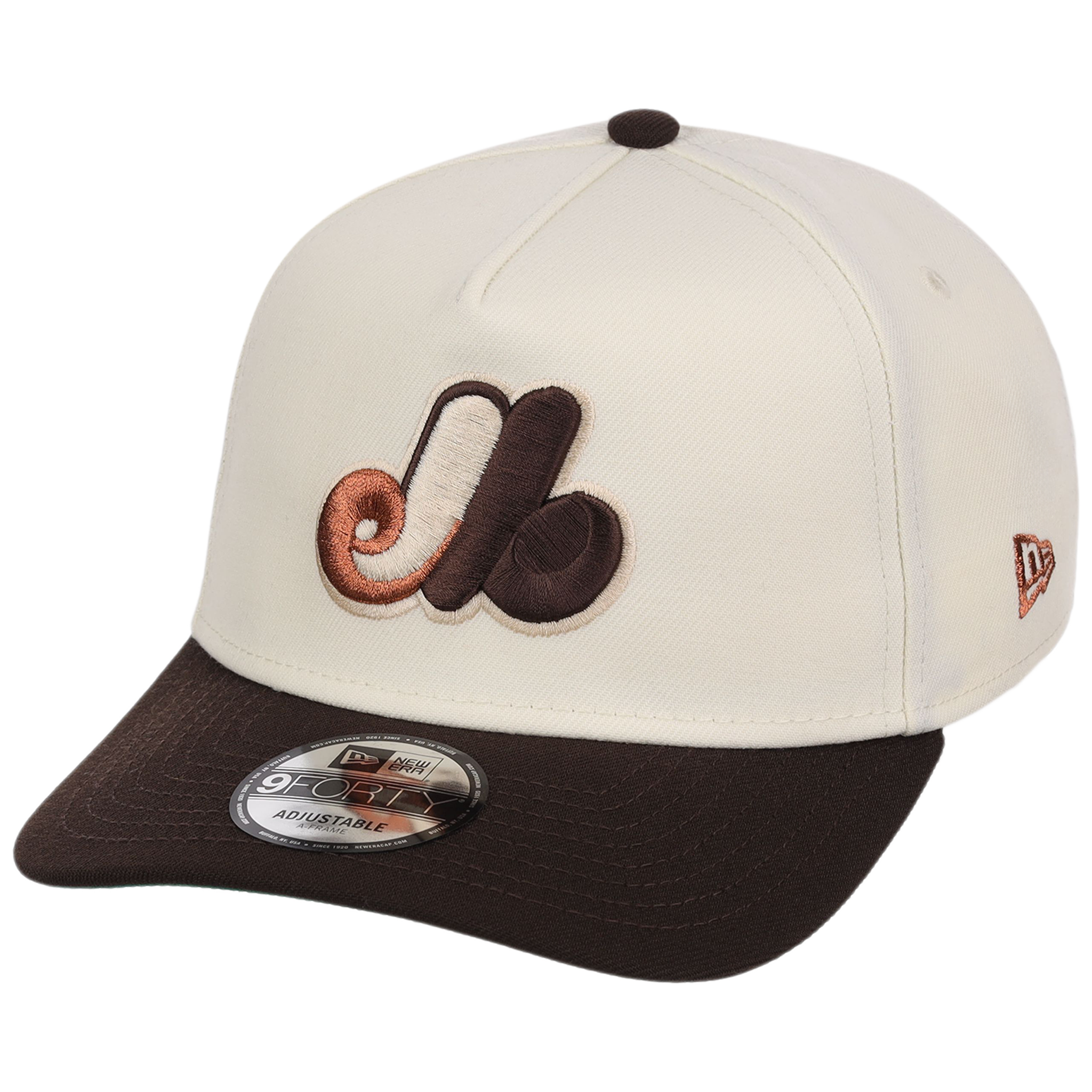 Montreal Expos MLB Walnut Reserve New Era 9FORTY A-Frame