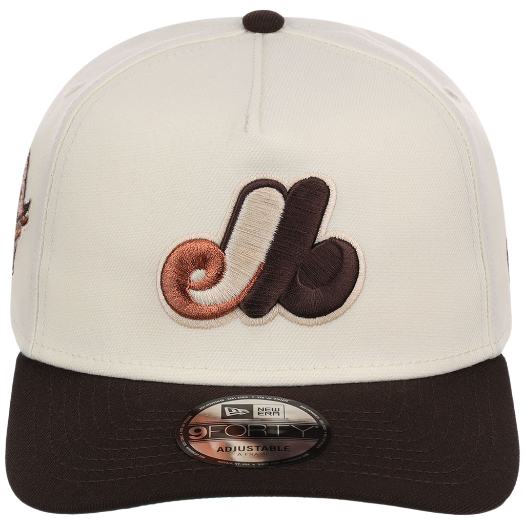 Montreal Expos MLB Walnut Reserve New Era 9FORTY A-Frame