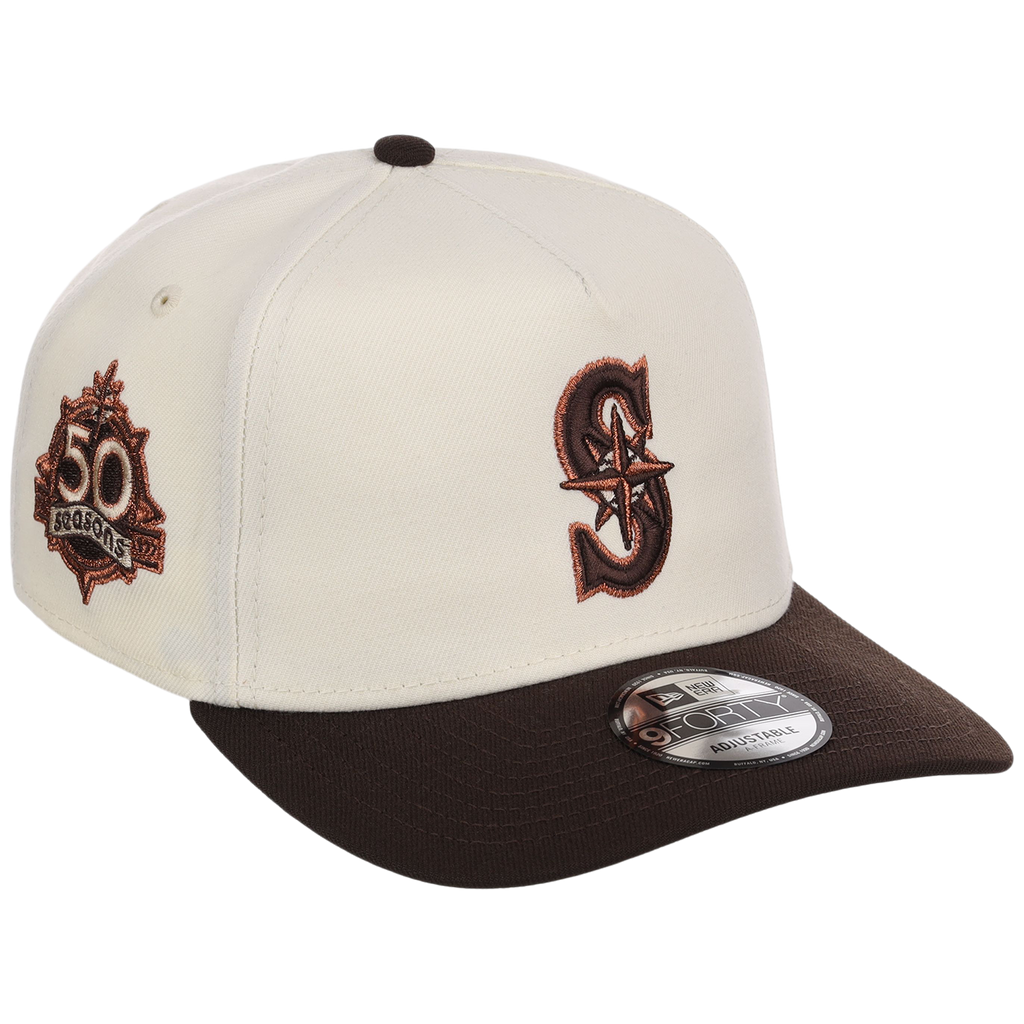 Seattle Mariners MLB Walnut Reserve New Era 9FORTY A-Frame