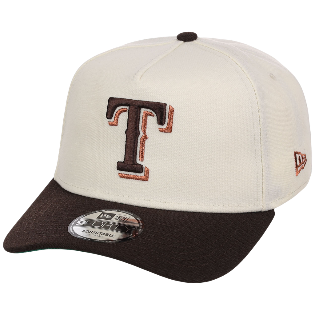 Texas Rangers MLB Walnut Reserve New Era 9FORTY A-Frame