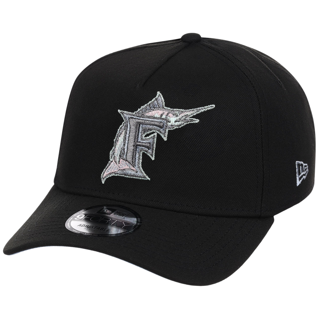 Miami Marlins MLB Pewter Skies New Era 9FORTY A-Frame