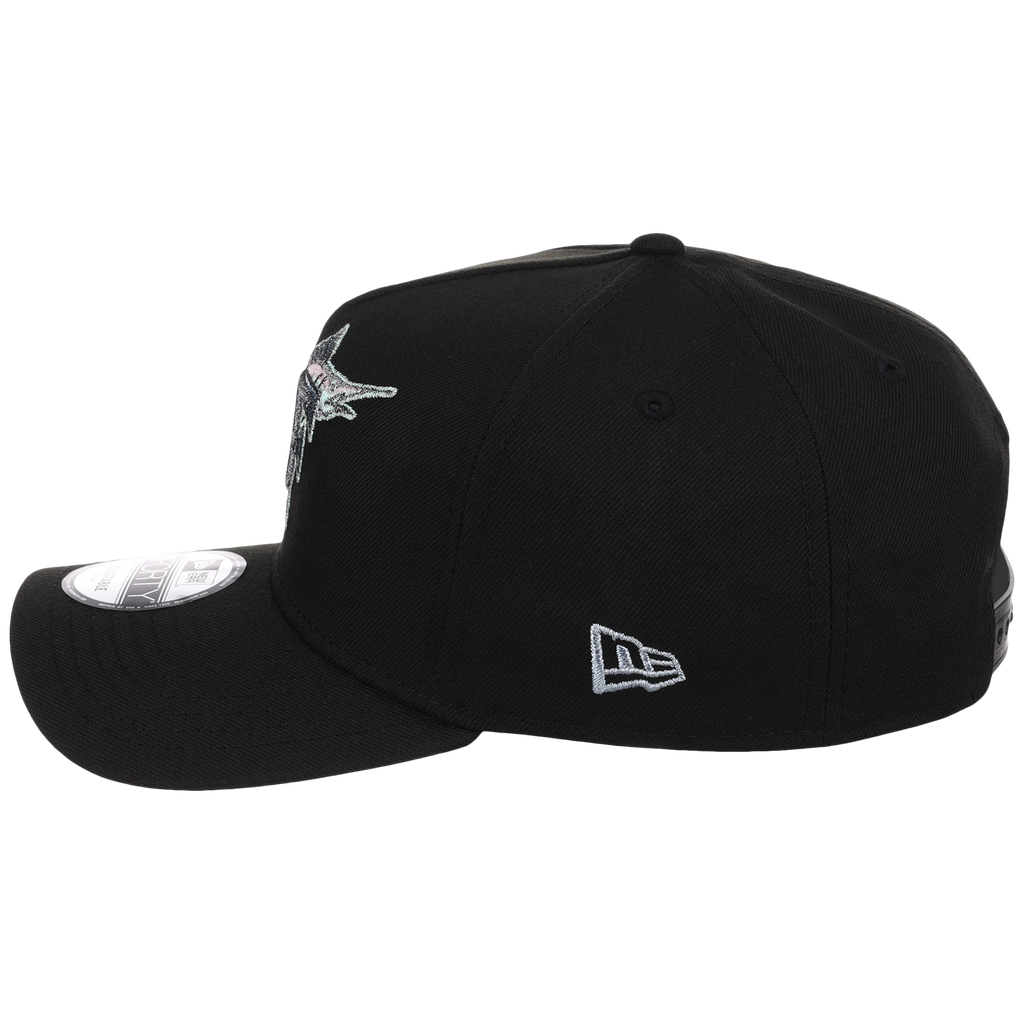Miami Marlins MLB Pewter Skies New Era 9FORTY A-Frame