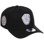Milwaukee Brewers MLB Pewter Skies New Era 9FORTY A-Frame