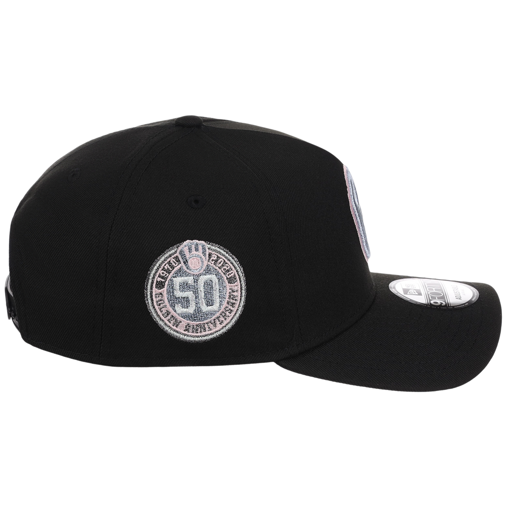 Milwaukee Brewers MLB Pewter Skies New Era 9FORTY A-Frame