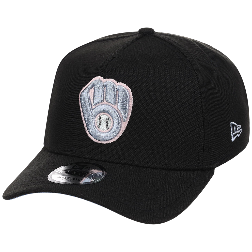 Milwaukee Brewers MLB Pewter Skies New Era 9FORTY A-Frame