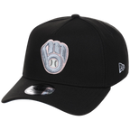 Milwaukee Brewers MLB Pewter Skies New Era 9FORTY A-Frame