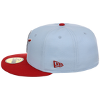 Chicago Cubs Northside Chicago Crown the City New Era 59FIFTY (Sky Blue/Red)