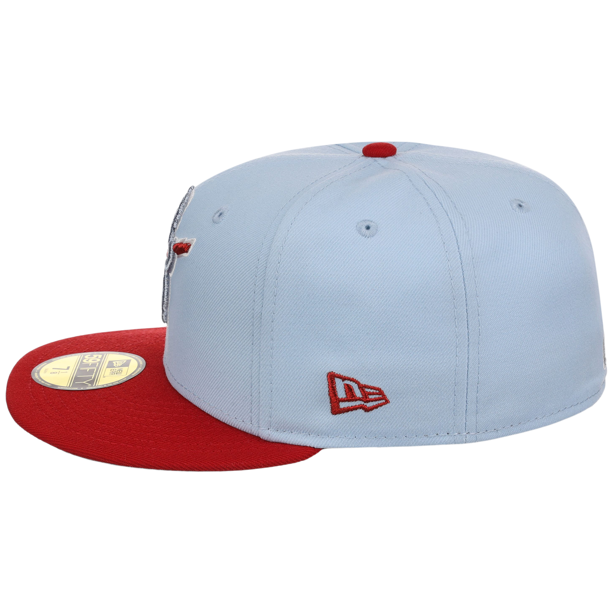 Chicago Cubs Northside Chicago Crown the City New Era 59FIFTY (Sky Blue/Red)