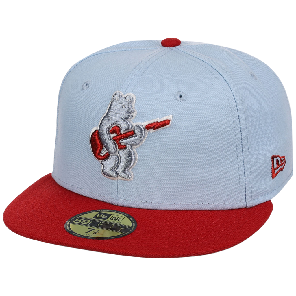 Chicago Cubs Northside Chicago Crown the City New Era 59FIFTY (Sky Blue/Red)