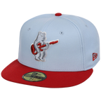 Chicago Cubs Northside Chicago Crown the City New Era 59FIFTY (Sky Blue/Red)