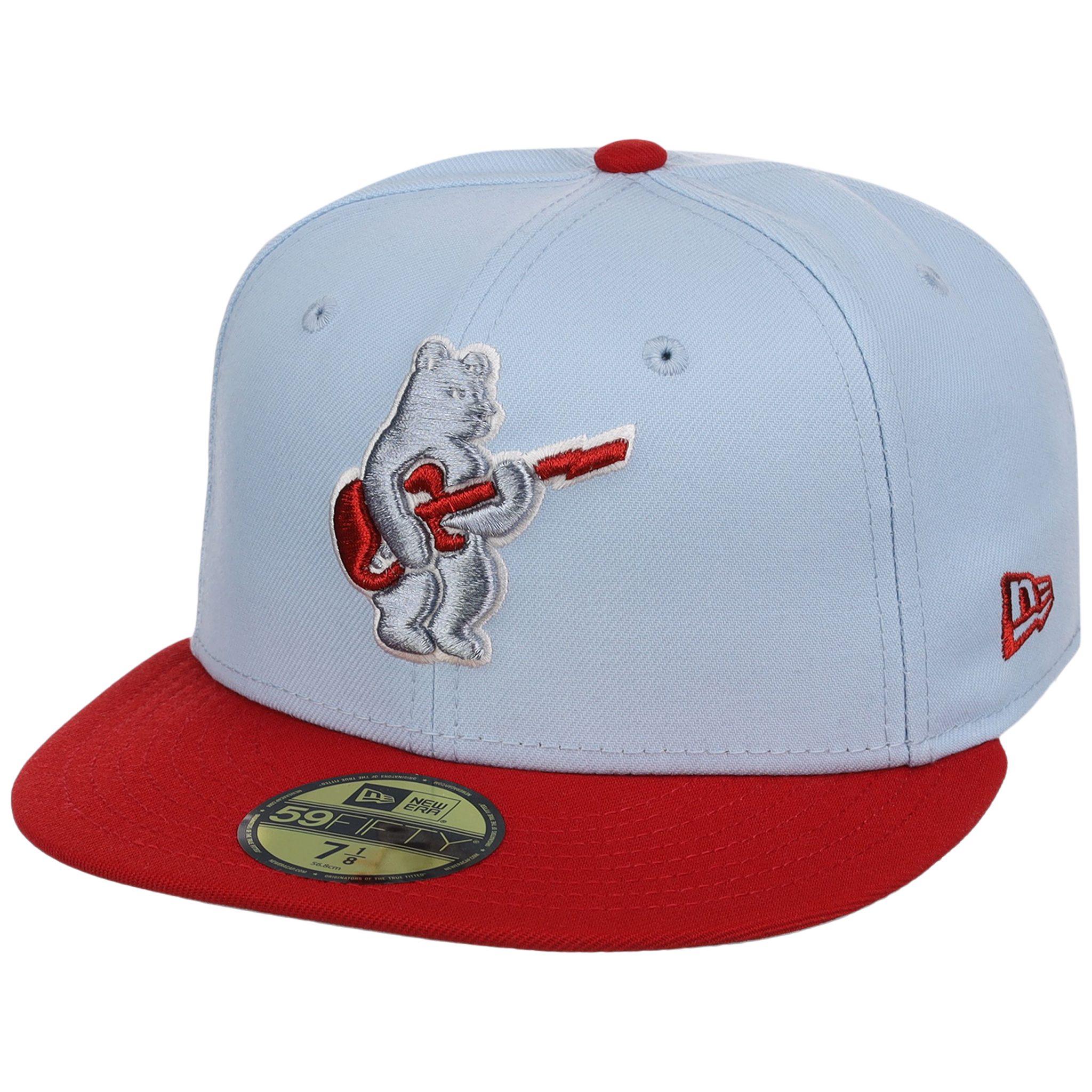Chicago Cubs Northside Chicago Crown the City New Era 59FIFTY (Sky Blue/Red)
