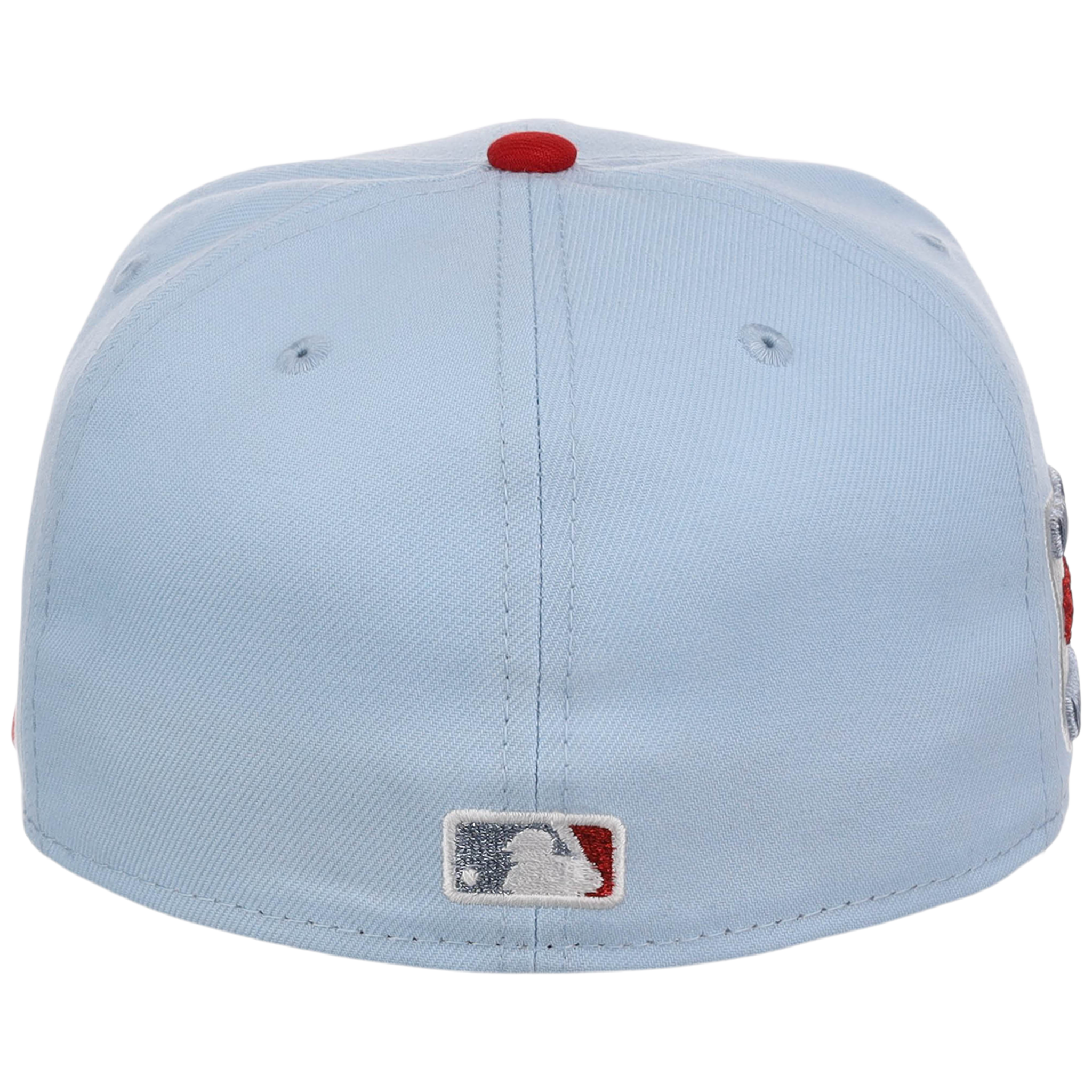 Chicago Cubs Northside Chicago Crown the City New Era 59FIFTY (Sky Blue/Red)