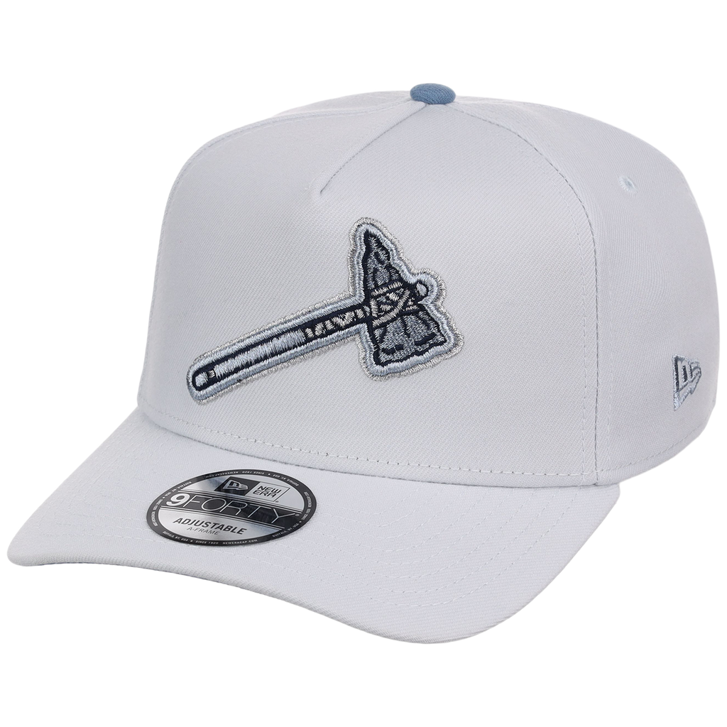Atlanta Braves MLB Silver Spur New Era 9FORTY A-Frame