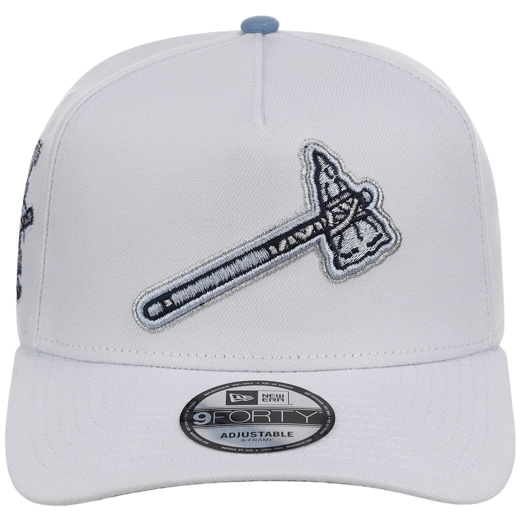 Atlanta Braves MLB Silver Spur New Era 9FORTY A-Frame