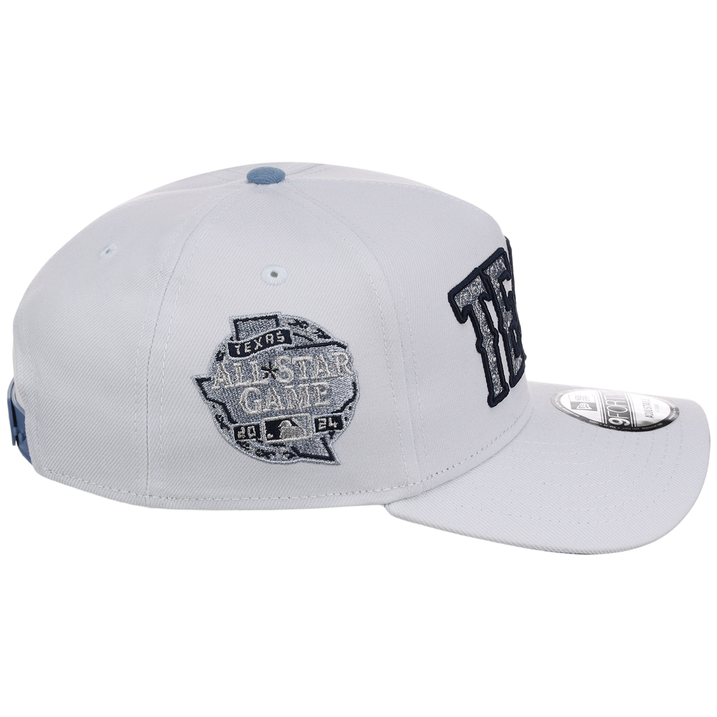 Texas Rangers MLB Silver Spur New Era 9FORTY A-Frame